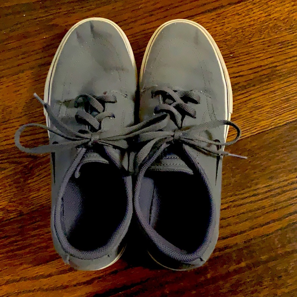 Grey Nike lace up shoes